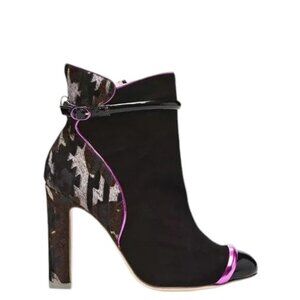 Sophia Webster Women's Laney Aztec Suede Calf Ankle Boots Size 36 EUR